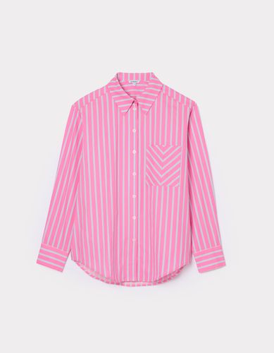 Chemise droite à rayures - rose - celio - Modalova