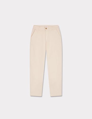 Pantalon chino longueur cheville - beige - celio - Modalova