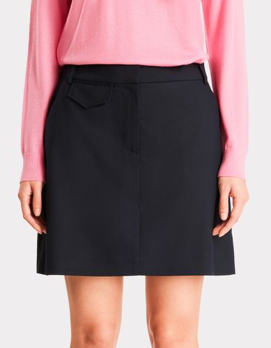 Jupe habillée à poches - marine - celio - Modalova