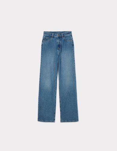 Jean large 100% coton - bleu - celio - Modalova