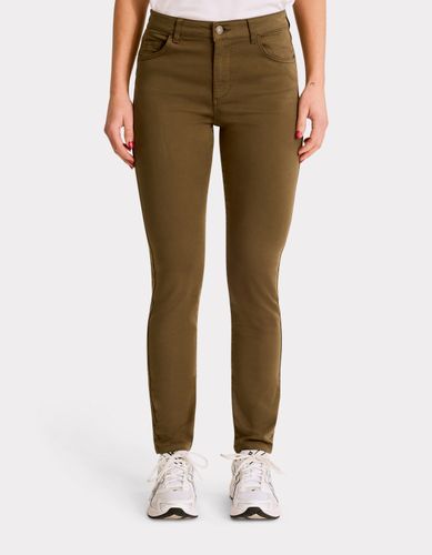 Pantalon slim ultrastretch - kaki foncé - celio - Modalova