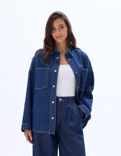 Chemisier denim - Bleu - celio - Modalova