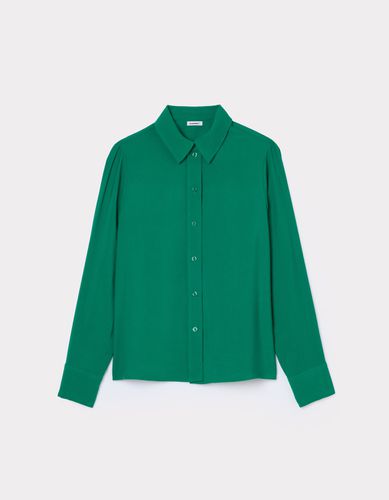 Chemisier en satin fluide - vert émeraude - celio - Modalova