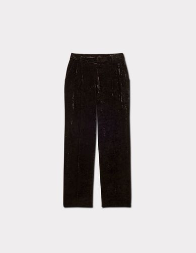 Pantalon en velour - noir - celio - Modalova