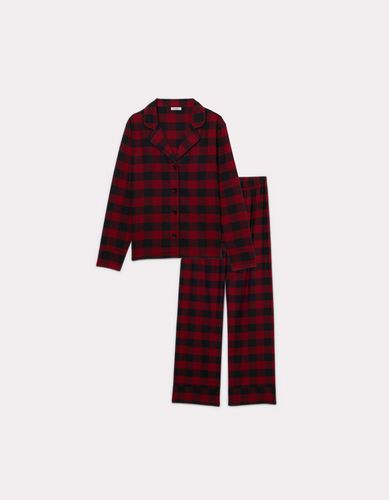 Ensemble de pyjama en flanelle à carreaux - celio - Modalova