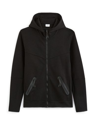 Veste zippée à capuche - noir - camaieu - Modalova