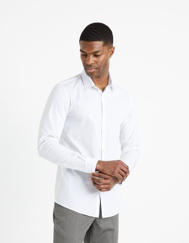 Chemise extra slim coton stretch - camaieu - Modalova