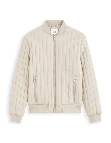 Bomber doudoune - beige - camaieu - Modalova