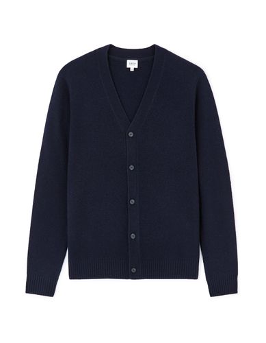 Cardigan 100% laine - marine - camaieu - Modalova