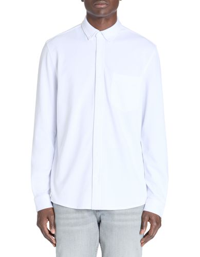 Chemise regular coton piqué stretch - camaieu - Modalova
