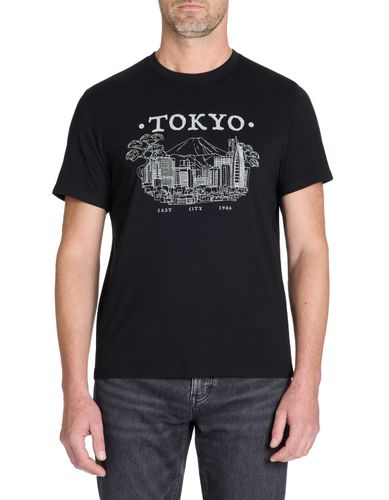 T-shirt straight col rond 100% coton - camaieu - Modalova