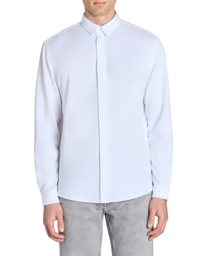 Chemise regular en jersey - blanc - camaieu - Modalova
