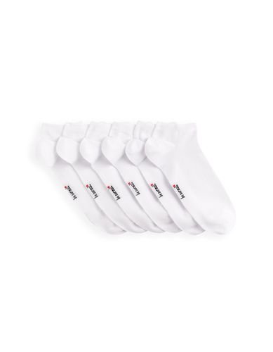 Lot de 6 paires de chaussettes courtes en coton mélangé - camaieu - Modalova