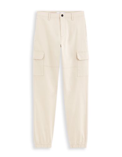 Pantalon cargo slim en coton stretch - camaieu - Modalova