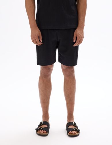 Bermuda ceinture à cordon coton stretch - camaieu - Modalova