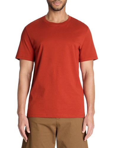 T-shirt regular col rond 100% coton - camaieu - Modalova