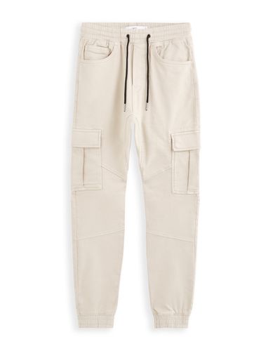 Pantalon cargo slim en coton stretch - camaieu - Modalova