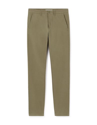 Pantalon chino slim en coton stretch - camaieu - Modalova