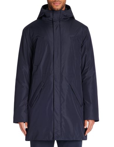 Parka longue à capuche - marine - camaieu - Modalova