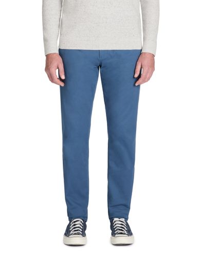 Pantalon chino slim coton stretch - bleu - camaieu - Modalova