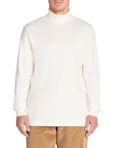 T-shirt col roulé manches longues - beige - camaieu - Modalova