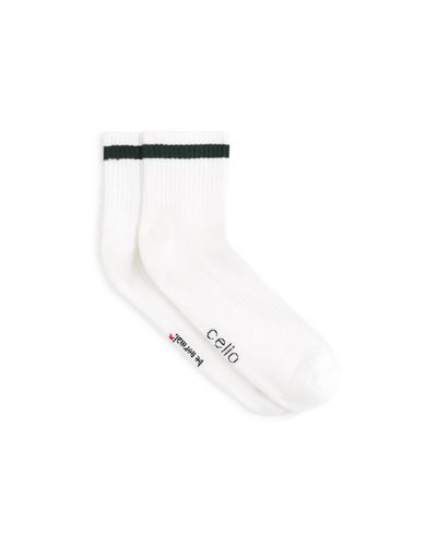 Chaussettes sport mi-hautes coton - camaieu - Modalova