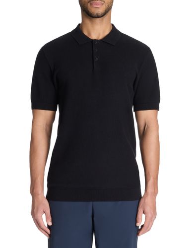 Polo regular en maille texturée 100% coton - camaieu - Modalova