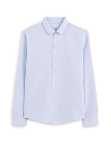 Chemise regular nid d'abeille coton - camaieu - Modalova