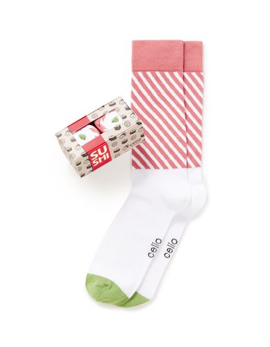 Coffret chaussettes sushi - blanc - camaieu - Modalova