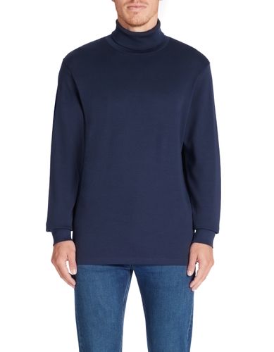 T-shirt col roulé manches longues - marine - camaieu - Modalova