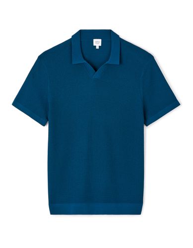 Polo regular en maille milano - marine - camaieu - Modalova