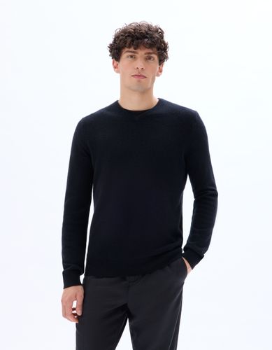 Pull 100% cachemire col V - noir - camaieu - Modalova