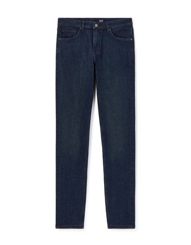 Jean slim coton stretch C25 - marine - camaieu - Modalova