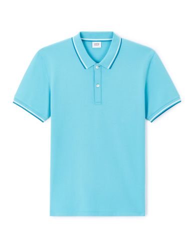 Polo piqué slim en coton stretch - camaieu - Modalova