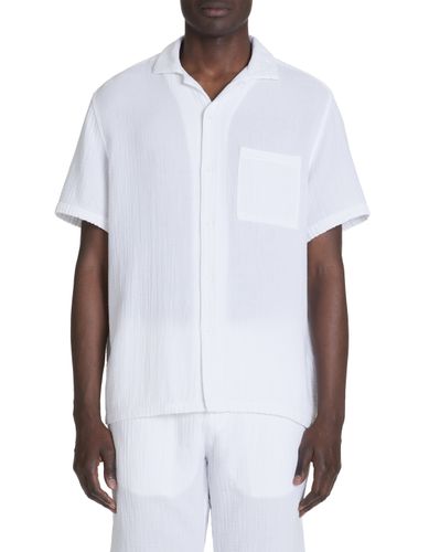 Chemisette regular en gaze de coton - camaieu - Modalova