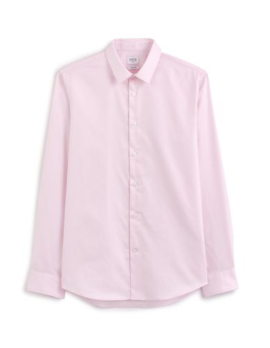 Chemise slim en oxford royal - rose - camaieu - Modalova