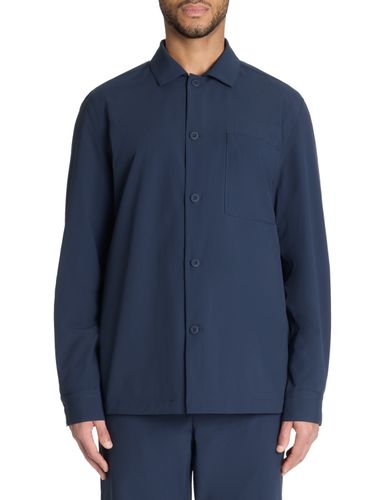 Surchemise technique uni 1 poche - marine - camaieu - Modalova
