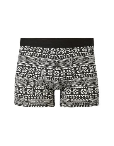 Caleçons boxer à motifs - noir - camaieu - Modalova