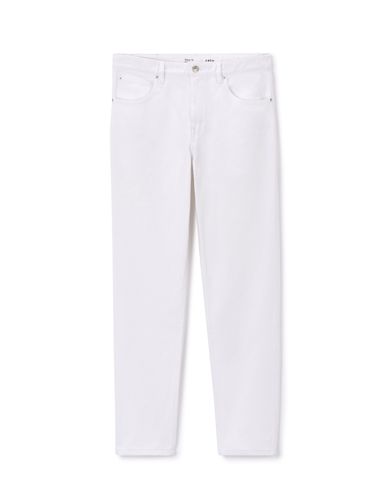 Jean relaxed 100% coton C85 - blanc - camaieu - Modalova