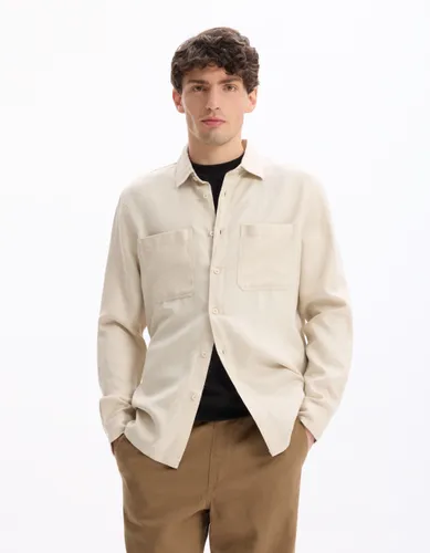 Surchemise en TENCEL™ Lyocell mélangé - camaieu - Modalova