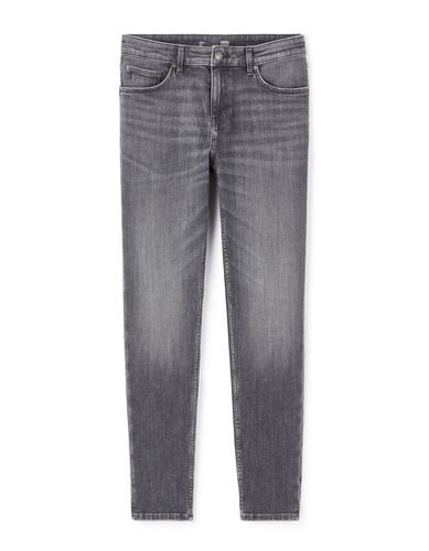 Jean slim 100% coton stretch C25 3 longueurs - gris - camaieu - Modalova