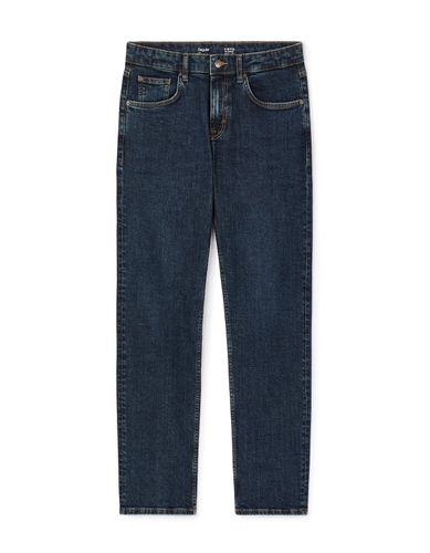 Jean regular coton stretch C5 3 longueurs - bleu - camaieu - Modalova