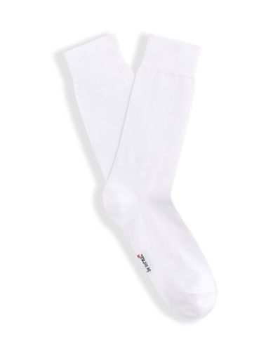 Chaussettes hautes coton - blanc - camaieu - Modalova