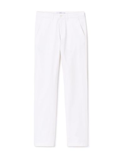 Pantalon chino straight en coton stretch - camaieu - Modalova