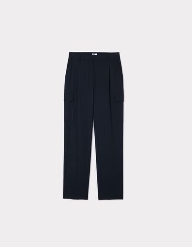 Pantalon droit - marine - camaieu - Modalova