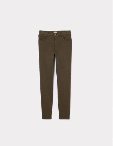 Pantalon slim ultrastretch - kaki foncé - celio - Modalova