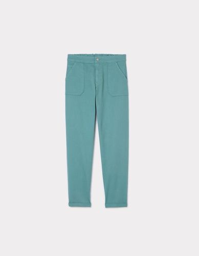 Pantalon cargo à taille élastiquée - camaieu - Modalova