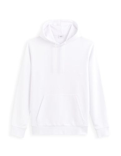 Sweat à capuche en coton - blanc - camaieu - Modalova