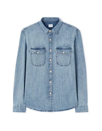 Chemise regular en jean - bleu - camaieu - Modalova