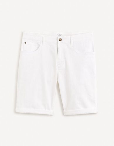 Short en jean coton élasthanne - celio - Modalova